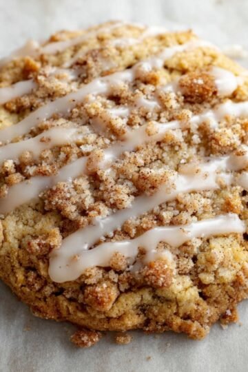 Easy Coffee Cake Cookies Recipe 14 Baked Coffee Cake Cookies with streusel and glaze