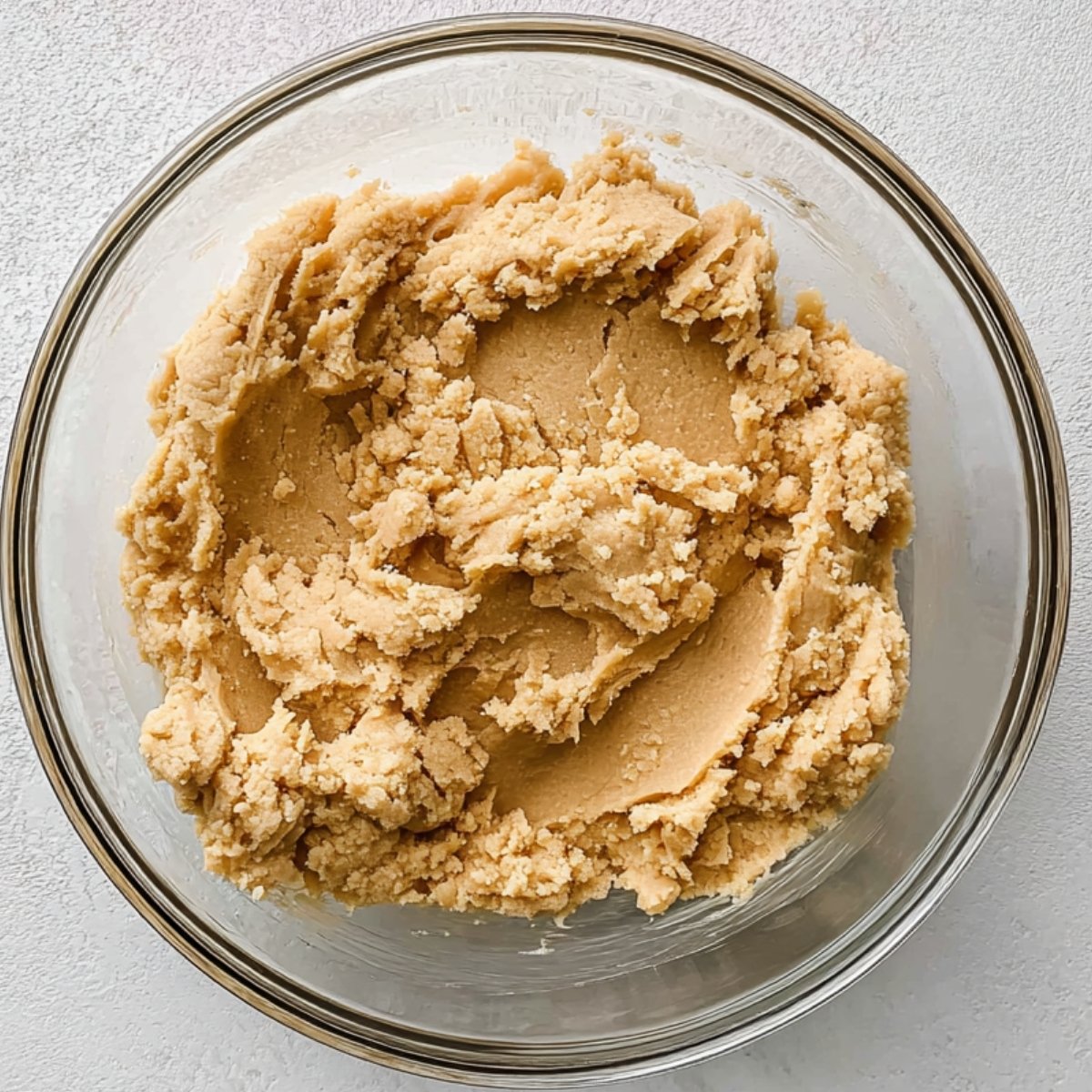 Easy Coffee Cake Cookies Recipe 10 Cookie dough mixed with dry ingredients.