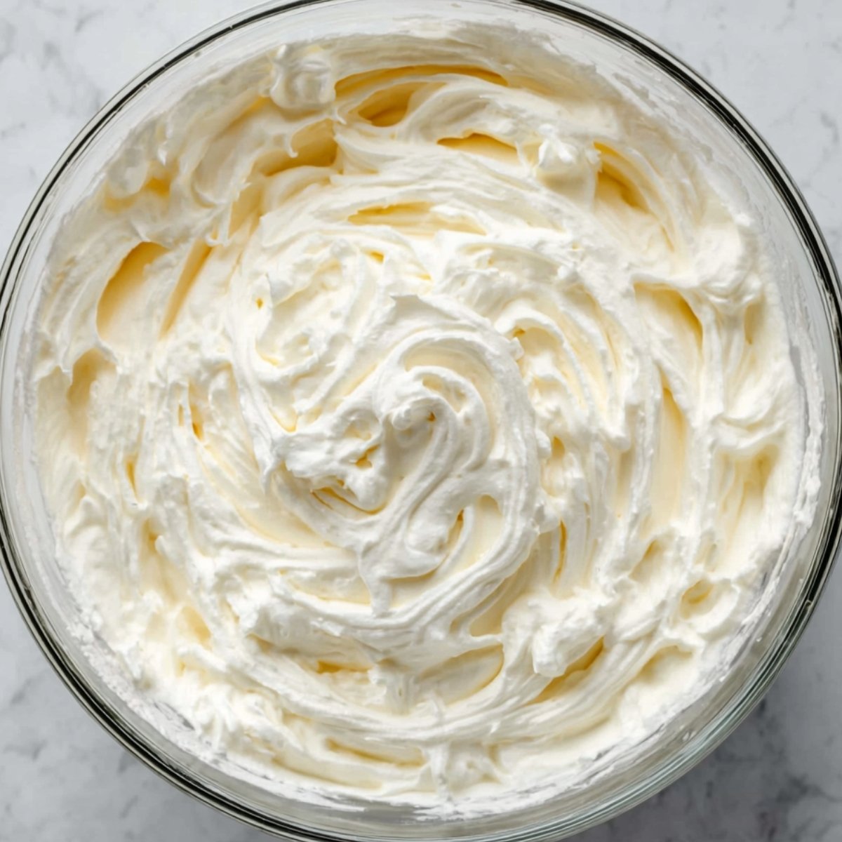 Easy Lemon Tiramisu Recipe 11 Bowl of whipped mascarpone cheese.