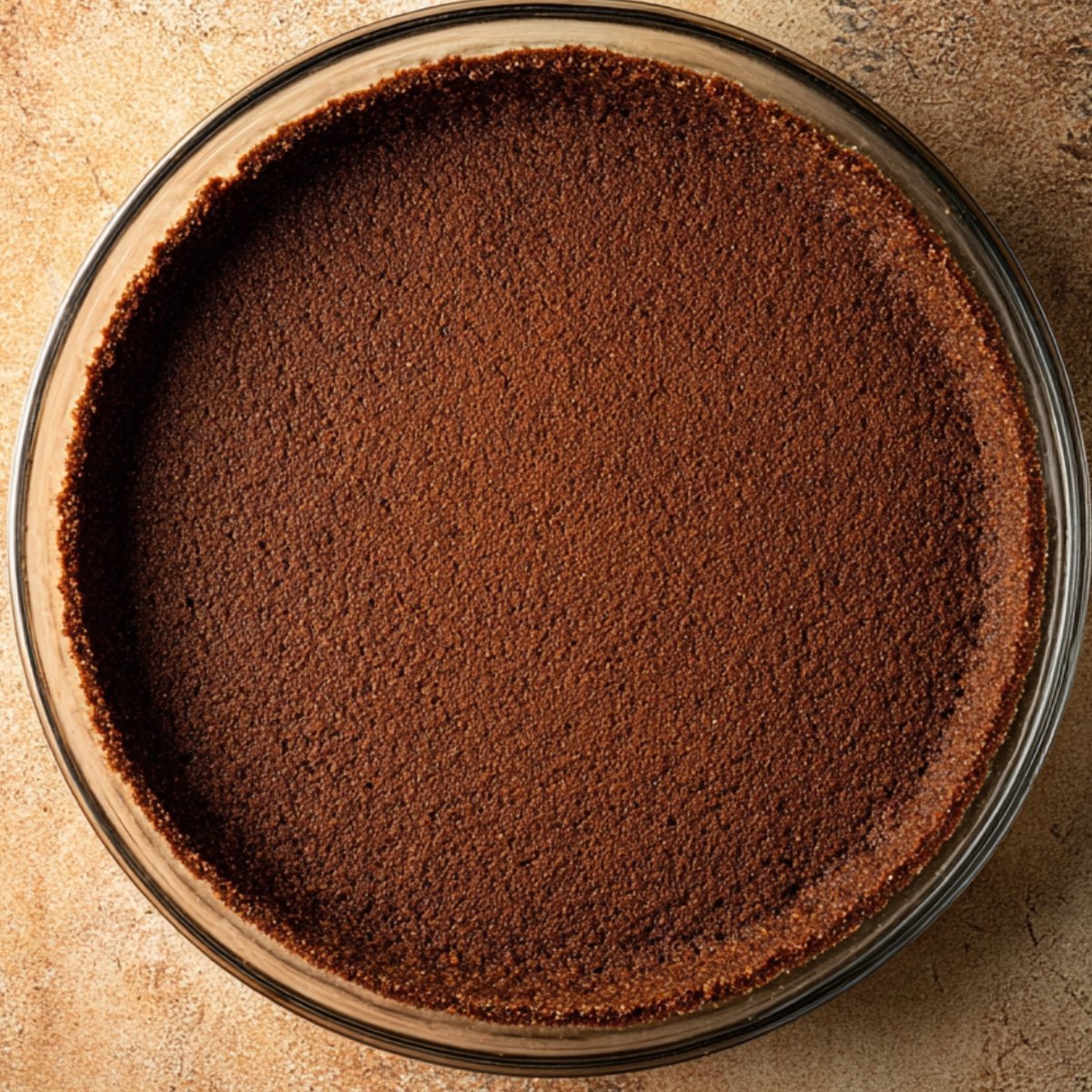 Easy Honey Carrot Pie Recipe 10 Chocolate crust pressed into pie pan.